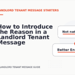 How to Introduce the Reason in a Landlord Tenant Message
