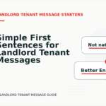 Simple First Sentences for Landlord Tenant Messages