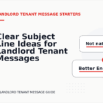 Clear Subject Line Ideas for Landlord Tenant Messages