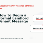 How to Begin a Formal Landlord Tenant Message