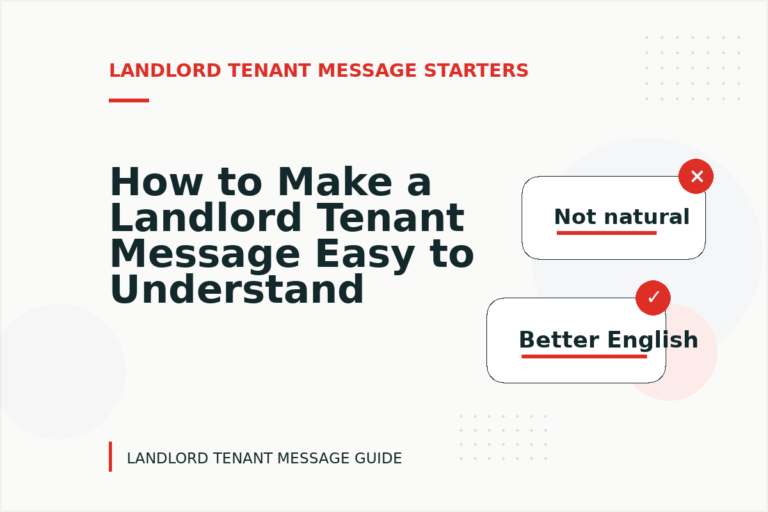 How to Make a Landlord Tenant Message Easy to Understand How to Make a Landlord Tenant Message Easy to Understand