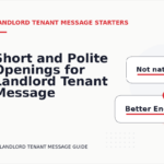 Short and Polite Openings for Landlord Tenant Message English