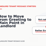 How to Move from Greeting to Main Point in Landlord Tenant Message English