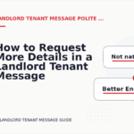 How to Request More Details in a Landlord Tenant Message
