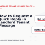 How to Request a Quick Reply in Landlord Tenant Message English