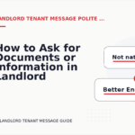 How to Ask for Documents or Information in Landlord Tenant Message English