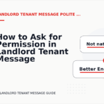How to Ask for Permission in Landlord Tenant Message English