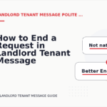How to End a Request in Landlord Tenant Message English