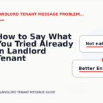 How to Say What You Tried Already in Landlord Tenant Message English