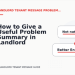 How to Give a Useful Problem Summary in Landlord Tenant Message English