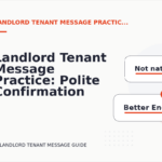Landlord Tenant Message Practice: Polite Confirmation Examples
