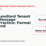 Landlord Tenant Message Practice: Formal and Friendly Versions