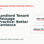 Landlord Tenant Message Practice: Better Sentence Choices