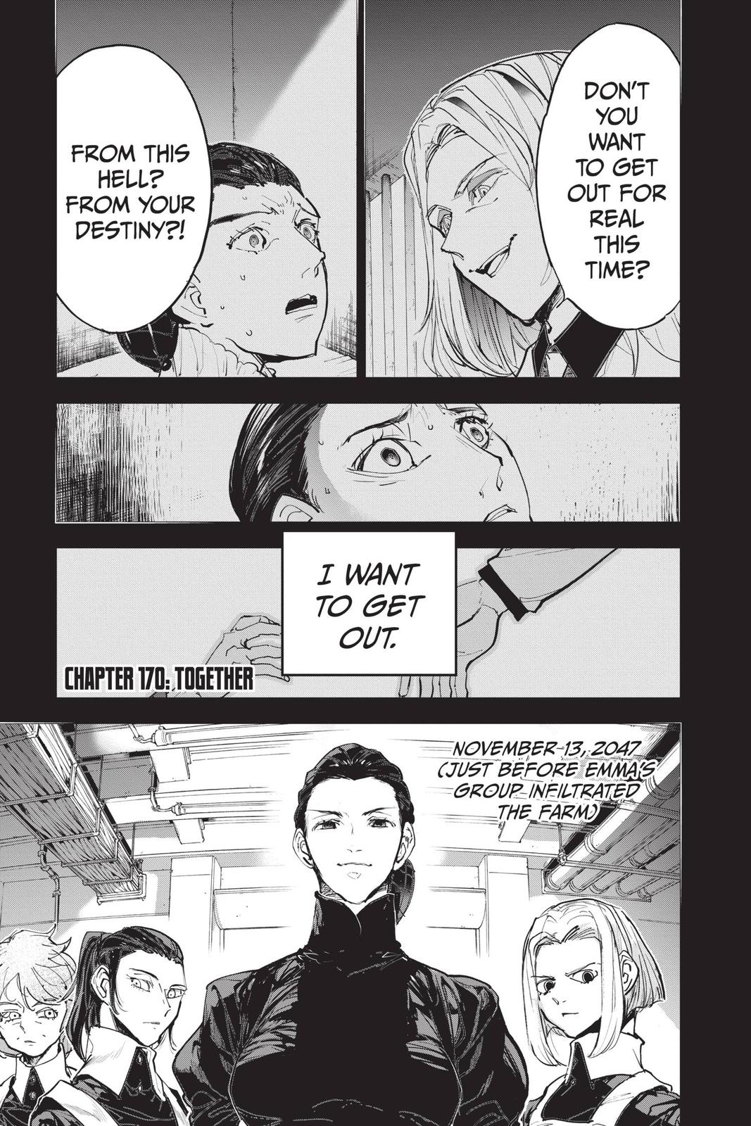 The Promised Neverland Chapter 170 Page 1
